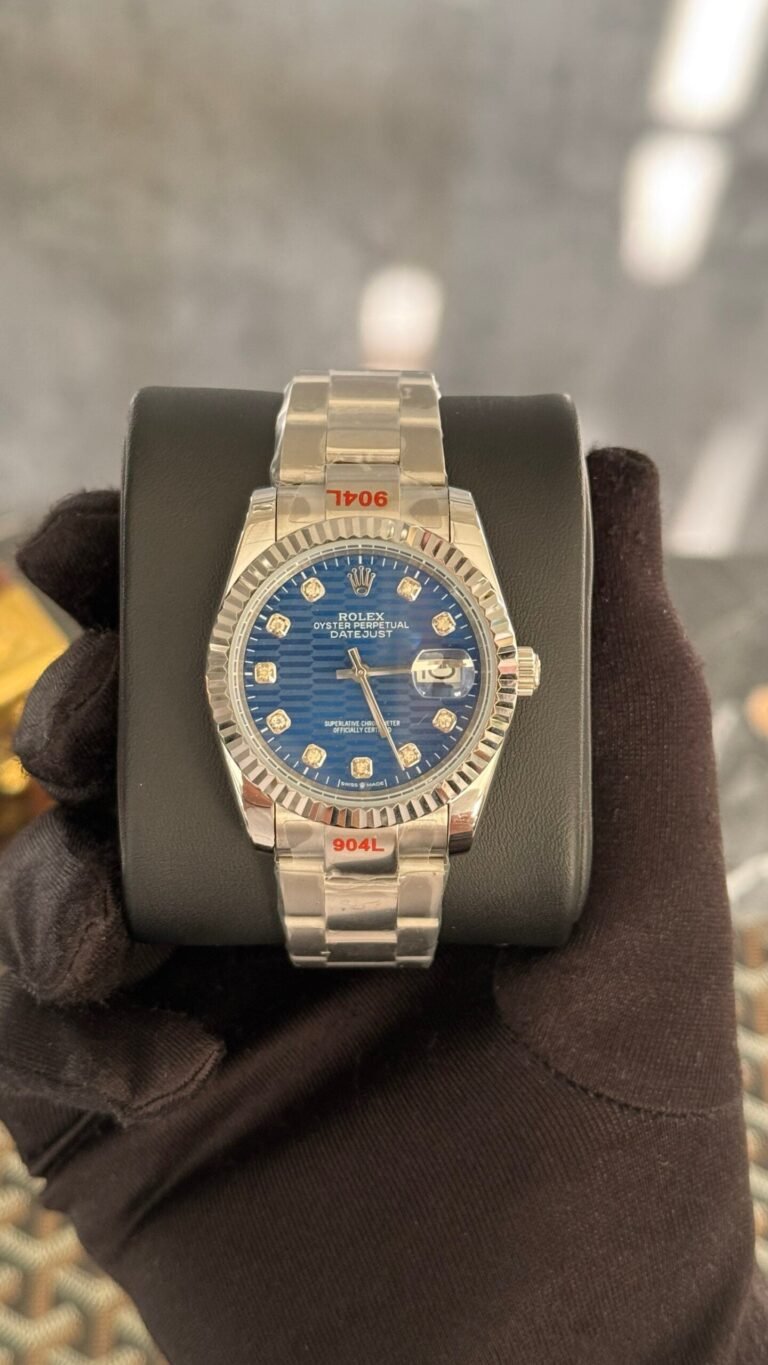 AAA+ Rolex DATEJUST (PLATA/ AZUL+) 36mm