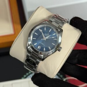 AAA+ Omega AQUA TERRA (PLATA/AZUL) 34mm