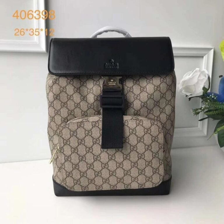 AAA+ Mochila Gucci GG Supreme 26x35x12cm