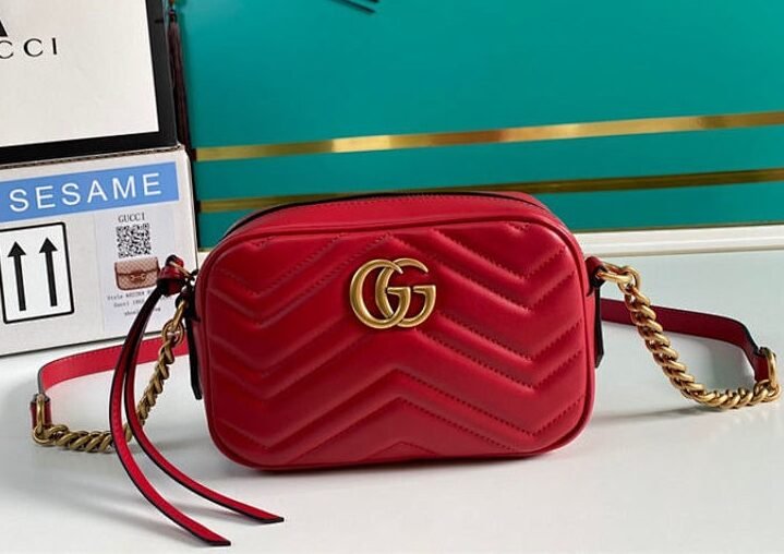 AAA+ Camera Bag GG Marmont 18x12x6cm