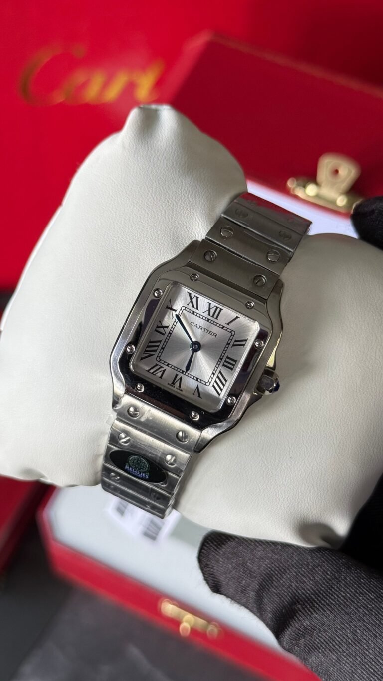 AAA+ Cartier SANTOS - NO DATE (PLATA) 28mm