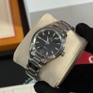 AAA+ Omega AQUA TERRA (PLATA/NEGRO) 34mm