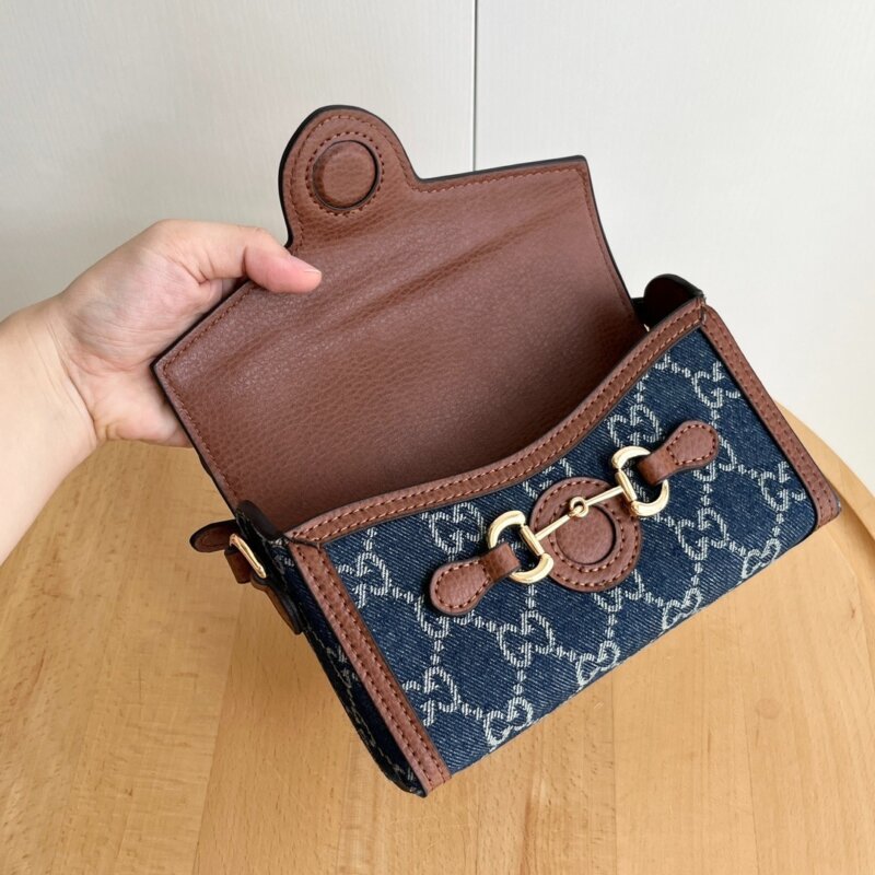 Smart Luxury 1:1 Horsebit 1955 Mini 18x12x5cm - Imagen 9
