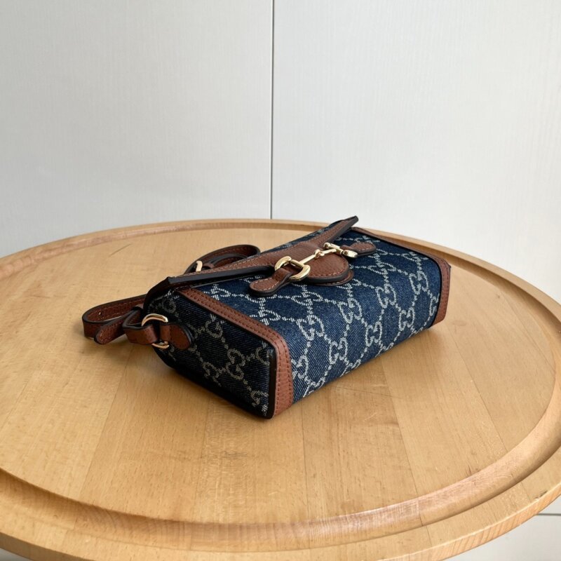 Smart Luxury 1:1 Horsebit 1955 Mini 18x12x5cm - Imagen 5