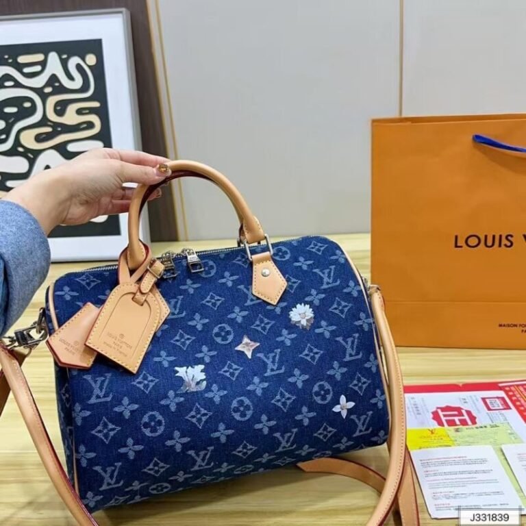 Smart Luxury 1:1 Speedy Denim 30cm