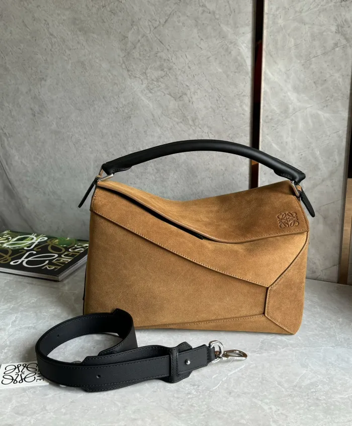 Atelier Signature AAA+ Puzzle Edge en piel de ternera suave 33x21x17cm