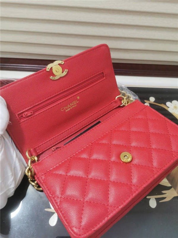Smart Luxury 1:1 Wallet on Chain (WOC) Caviar 19x12cm - Imagen 2