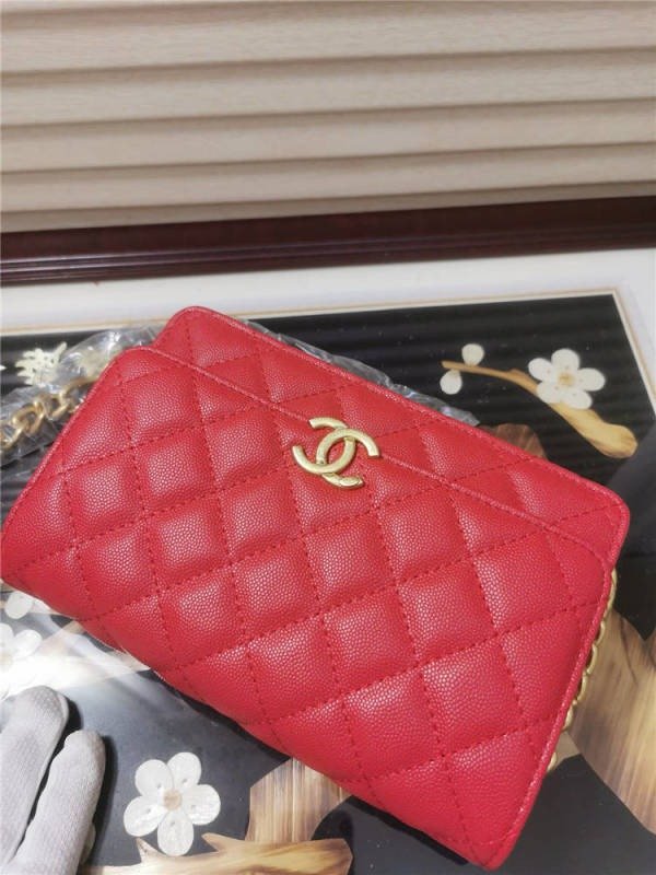 Smart Luxury 1:1 Wallet on Chain (WOC) Caviar 19x12cm - Imagen 4