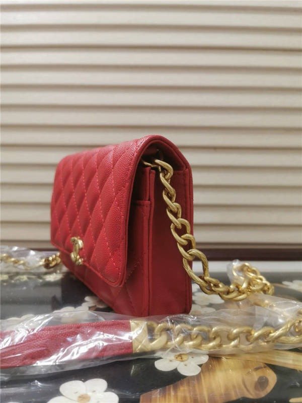 Smart Luxury 1:1 Wallet on Chain (WOC) Caviar 19x12cm - Imagen 7